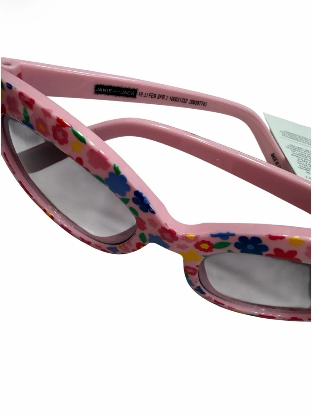 Pink Floral Cat-Eye Sunglasses